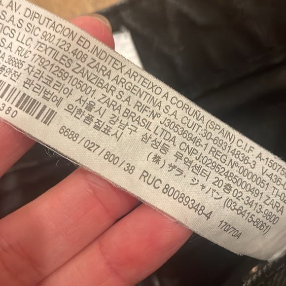 Zara high rise wide leg ripped jean - 6688 027 800 - Picture 5 of 5